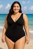 Picture of PLUS SIZE GREY TUMMY CONTROL SWIM SUIT